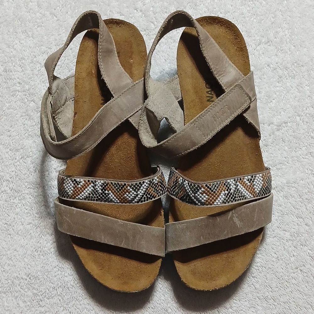 NAOT "Gwyneth" Leather Sandals Size 8